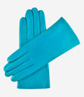 Isabella (aqua) - Italian lambskin leather gloves with cashmere lining 1