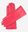 Isabella (coral) - Italian lambskin leather gloves with cashmere lining 1