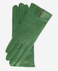 Margherita (green) - Italian lambskin leather gloves with cashmere lining 1