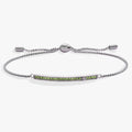 August Everyday Birthstone Pave Bolo Bracelet 6