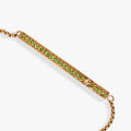 August Everyday Birthstone Pave Bolo Bracelet 3