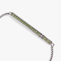 August Everyday Birthstone Pave Bolo Bracelet 7