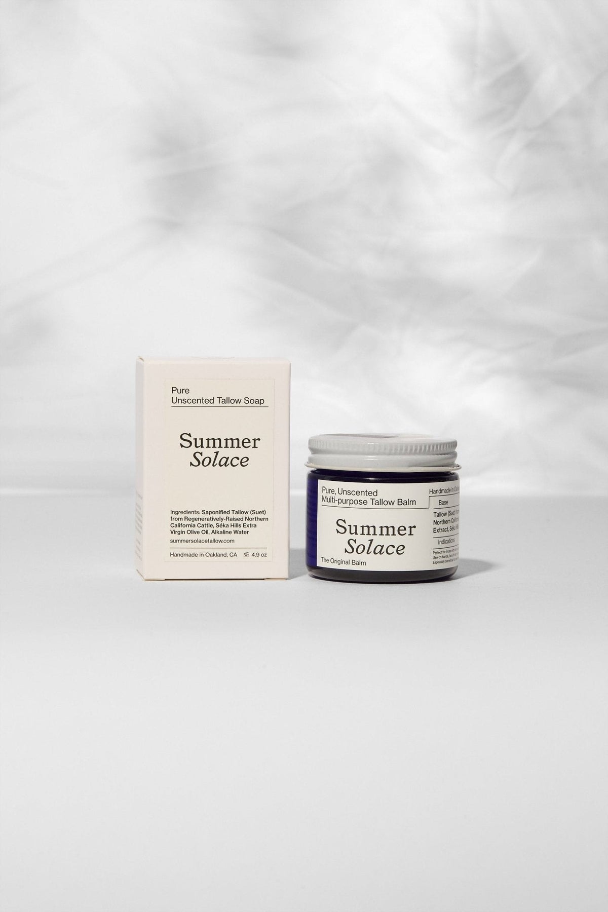 Pure Unscented Tallow – Slow Body Care® Set