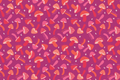 Purple Mushroom Swedish Dish Cloth Set of 3 3