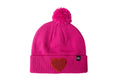 Terry Heart Patch Pom Pom Hat 10
