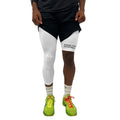 Single-Leg Compression Tights - Right - White 2