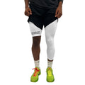 Single-Leg Compression Tights - Left - White 2