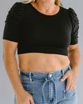 Ruched Sleeve Halftee 3