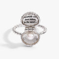 Salt + Sea 'Seashells Are Love Letters In The Sand' Locket Ring 6