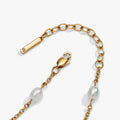 Seashell & Pearl Inline Charm Anklet 5