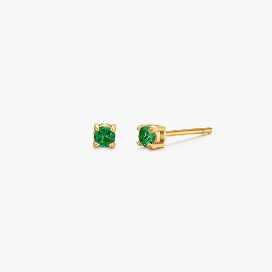 Simple CZ Studs in Gold