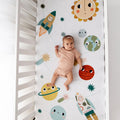 Space Explorer Standard Size Crib Sheet 3