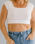 Square Neck Basic Cap Sleeve 4