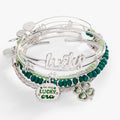 Lucky Four-Leaf Clover Bangle Set of 5 1
