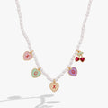 Sweethearts® ‘XOXO’ Heart Charm Pearl Beaded Necklace 1