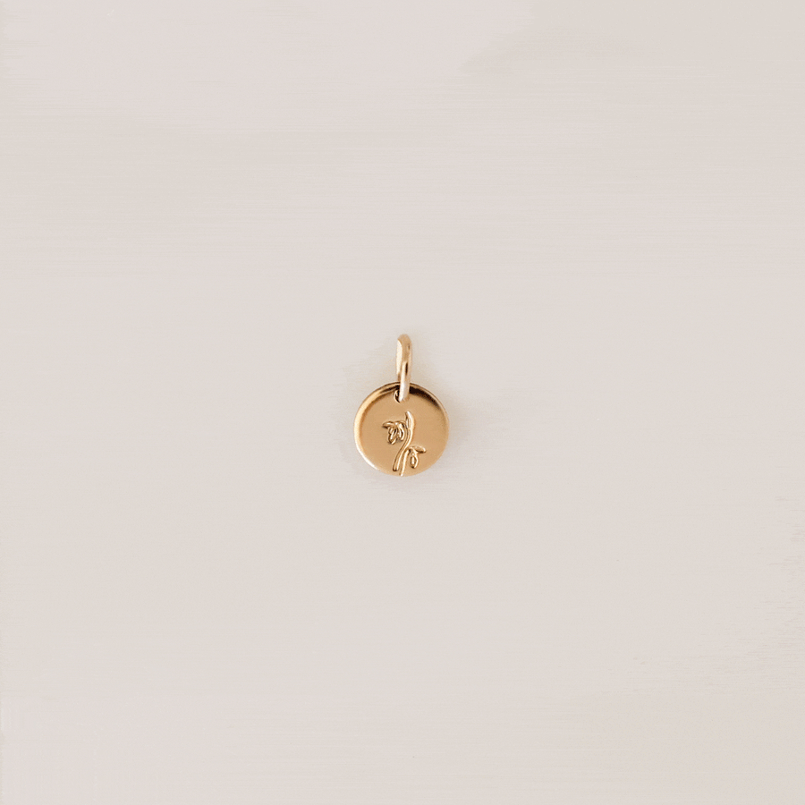 Tiny Birth Flower Charm • Add On