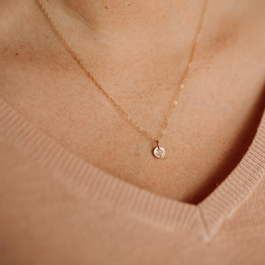 Tiny Birth Flower Charm • Add On