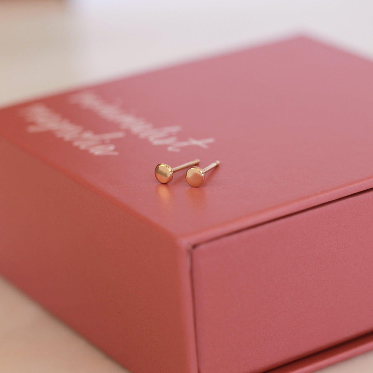 Tiny Dot Stud Earrings