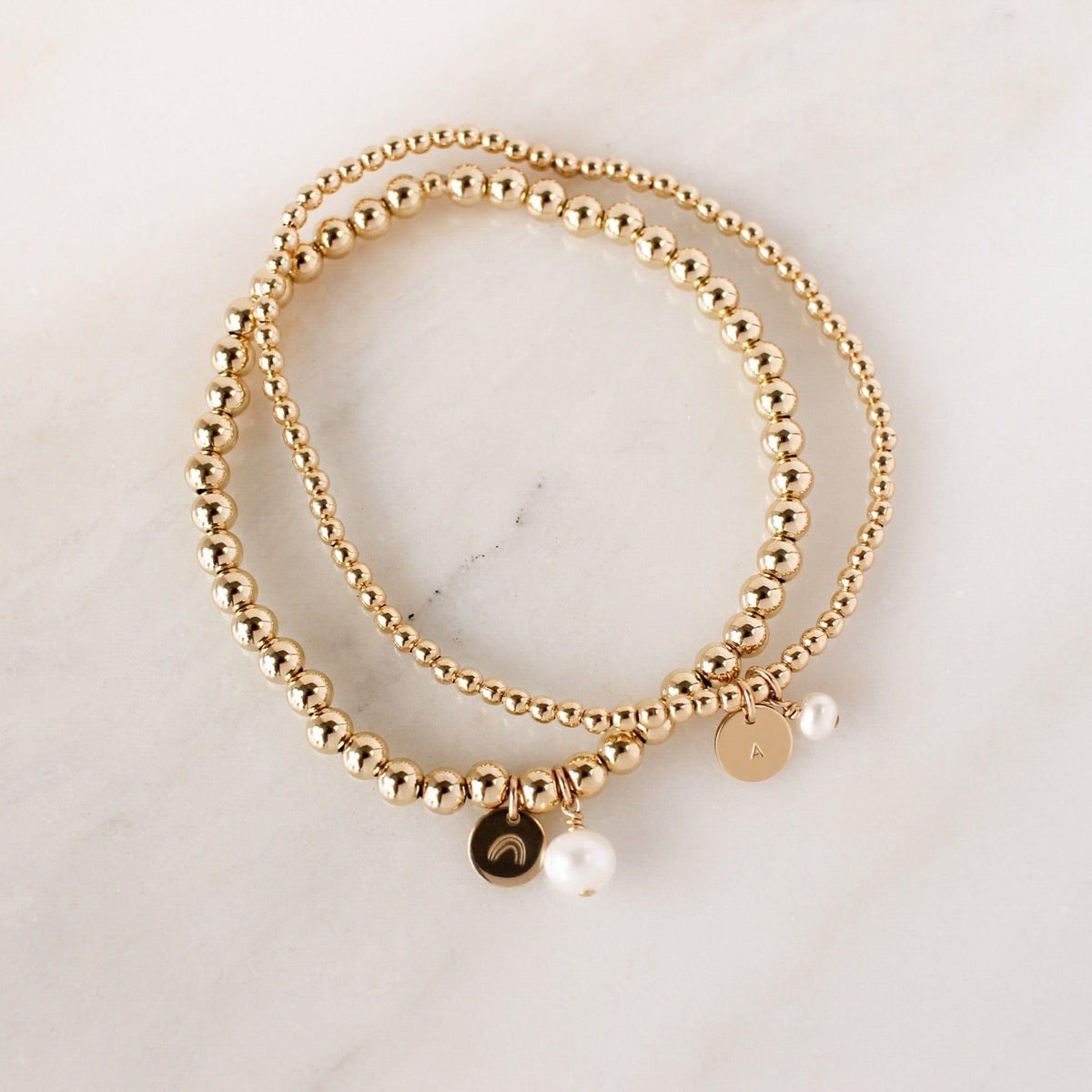 Tiny Personalized Stretch Bracelet