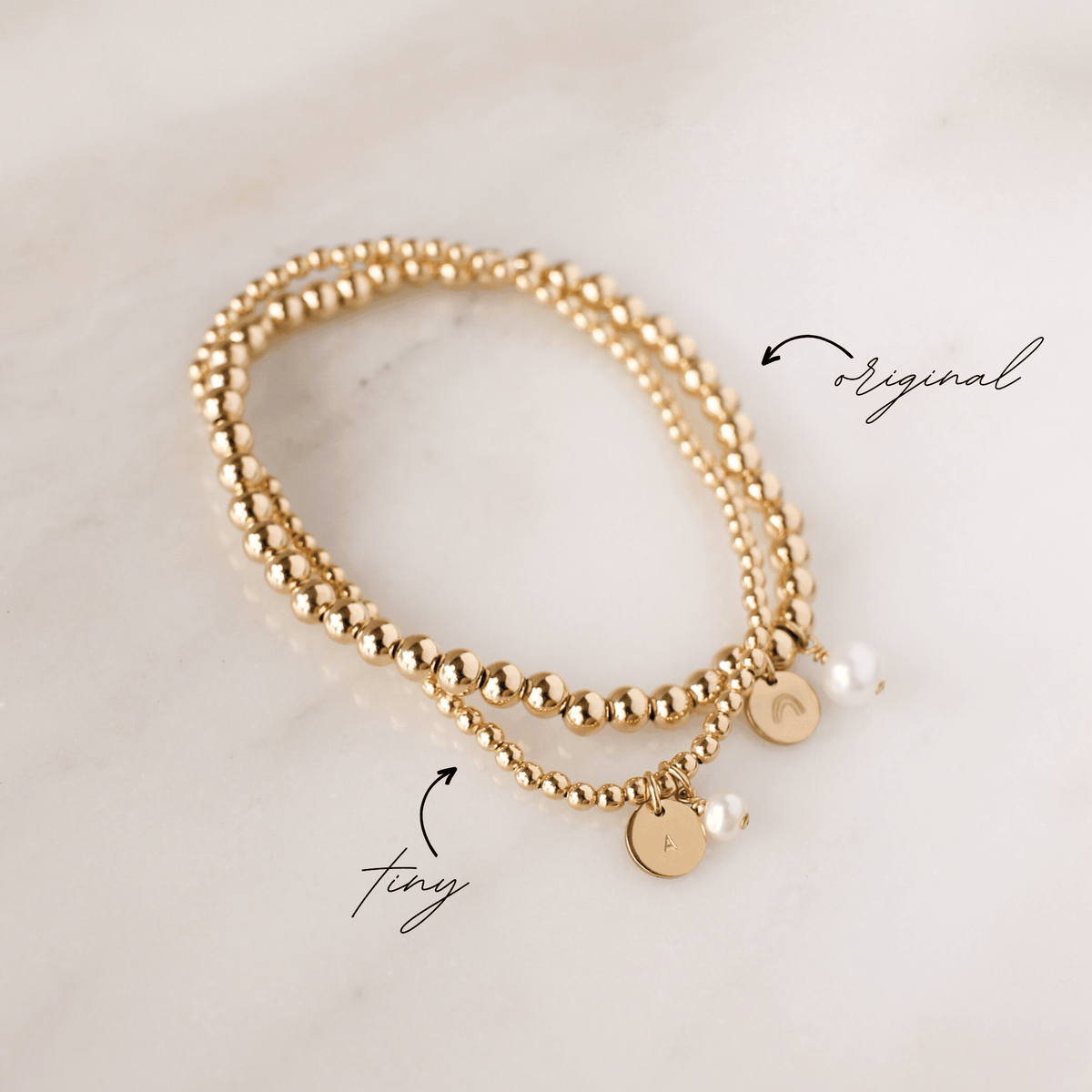 Tiny Personalized Stretch Bracelet