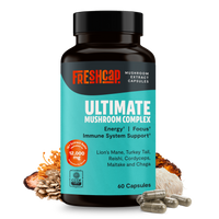 Organic Mushroom Complex Supplement Capsules