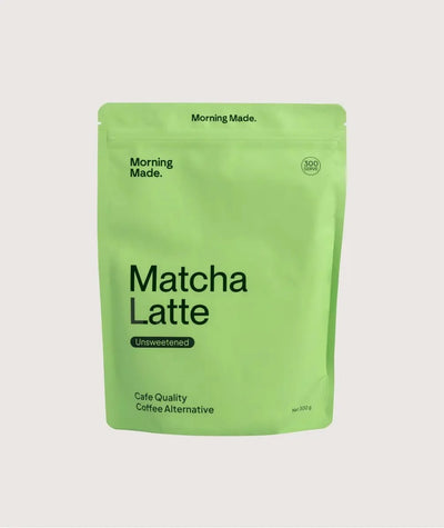Unsweetened 300 Serving Matcha Latte Cafe Bag, by Morning Made
