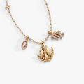 Virgo Zodiac Charm Cluster Necklace 3