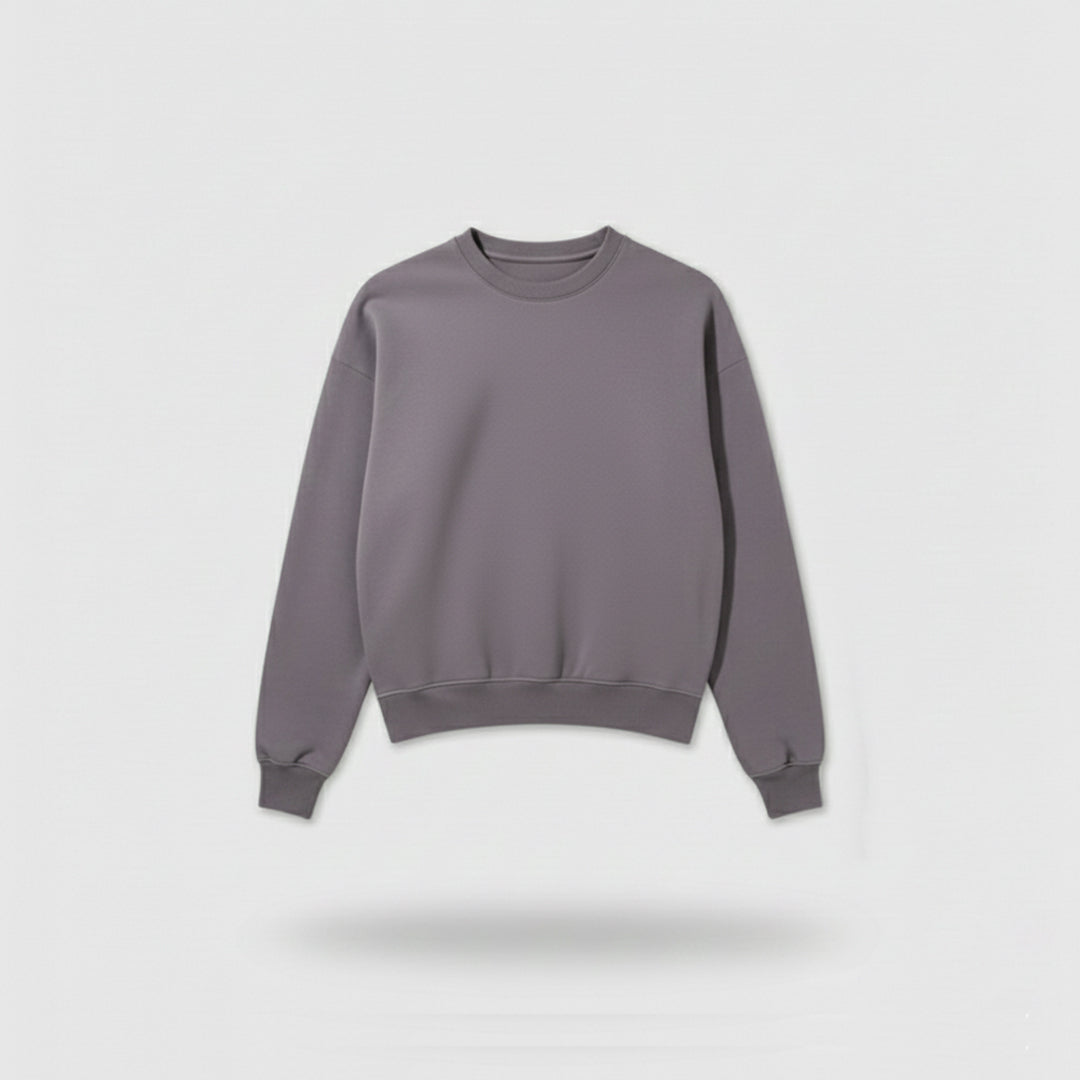 Warm Grey Oversized Sweatshirt