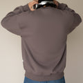 Warm Grey Oversized Sweatshirt 4